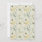 Invitation Sage Green Wildflower Bee Custom Oh Babee Shower (Dos)