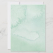 Invitation Sage Greenery Bearly Wait Fête de Bébé Neutre (Dos)