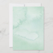Invitation Sage Greenery Beary Premier Anniversaire (Dos)