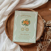 Invitation Sage Little Pumpkin Baby Sprinkle