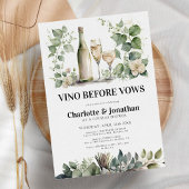 Invitation Sage & Or Elégant Verdure Couples Douche