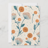 Invitation Sage Orange Botanical Baby Shower (Dos)