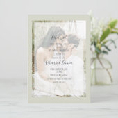 Invitation Sage Photo Répétition & Répétition Dîner Invitatio (Debout devant)