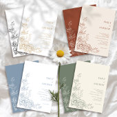 Invitation Sage QR Code Jardin Botanique Tout En Un 2 Mariage