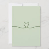 Invitation Sage Retro Funky Disco Mariage - Bold Modern Fun (Dos)