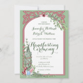 Invitation Sage & Rose Herbal Crystal Handfasting (Devant)