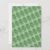 Invitation Sage simple et moderne Foliage Mariage de automne (Dos)