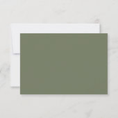 Invitation Sage Simple Wedding Reception (Dos)