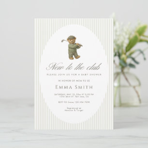 Invitation Sage Vert Nouveau dans le Club Ours en Peluche Pr