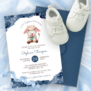 Invitation Sagittaire céleste Astrologie Baby shower des sign
