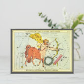 Invitation Sagittaire, Constellation Ancienne Urania's Mirror (Debout devant)