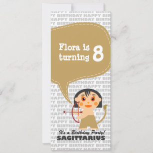 Invitation Sagittarius fête d'anniversaire