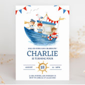 Invitation Sailor Nautical Summer