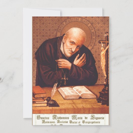 Invitation Saint Alphonse de Liguori (Devant)