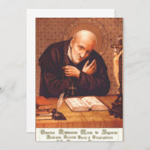 Invitation Saint Alphonse de Liguori (Devant / Derrière)