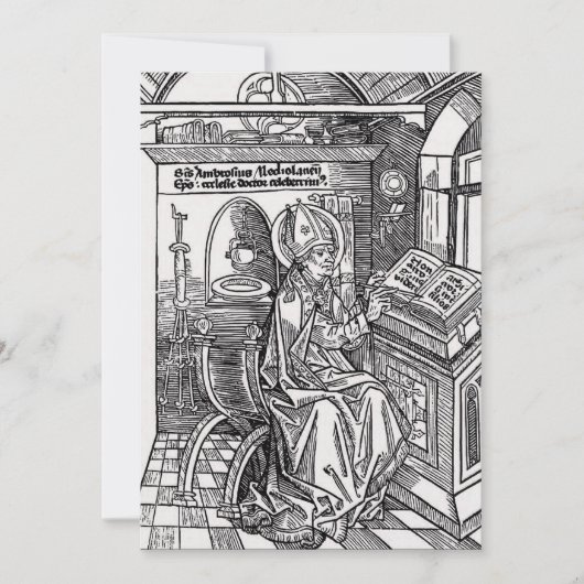 Invitation Saint Ambrose de Milan (Devant)