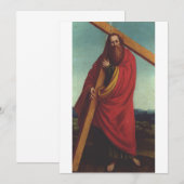 Invitation Saint Andrew l'apôtre martyr (Devant / Derrière)