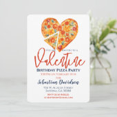 Invitation Saint Anniversaire Pizza (Debout devant)