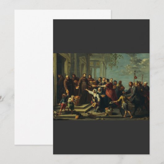 Invitation Saint Antoine de Padoue par Willem van Herp (Devant / Derrière)