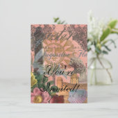 Invitation saint augustine florida voyage art antique (Debout devant)