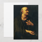 Invitation Saint Barthélemy par Pierre Paul Rubens (Devant / Derrière)
