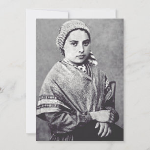 Invitation Saint Bernadette Soubirous