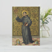 Invitation Saint Bernardin de Sienne Art de style Renaissance (Debout devant)