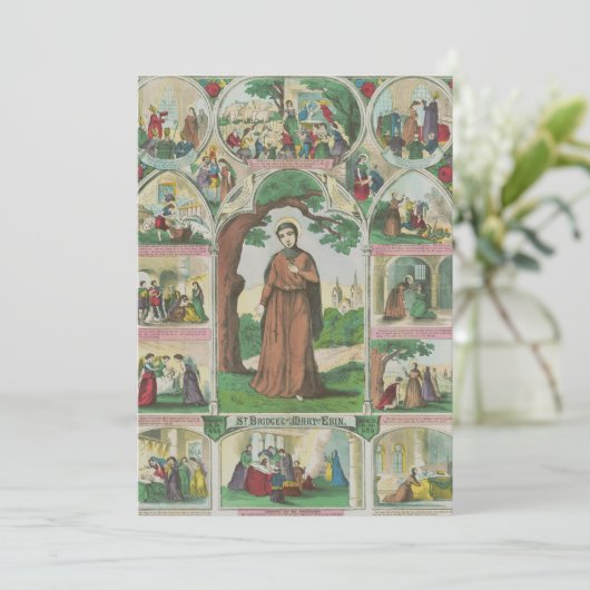 Invitation Saint Brigid d'Irlande (Debout devant)