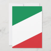 Invitation Saint Cannoli Pizza Italie Anniversaire (Dos)