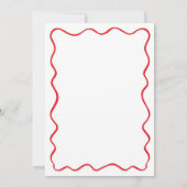 Invitation Saint Cannoli Pizza Vin italien 50e anniversaire (Dos)