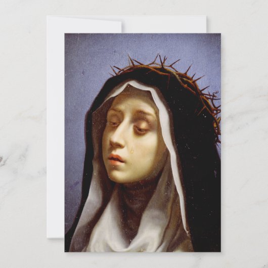 Invitation Saint-Catherine de Sienne (Devant)