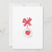 Invitation Saint coeur Saint Valentin fête d'anniversaire (Dos)