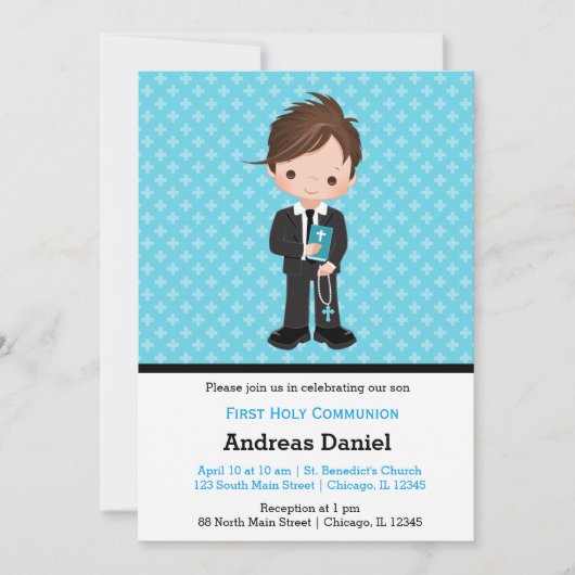 Invitation Saint-communion (Devant)