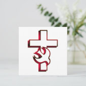 Invitation Saint-Esprit croisé et/Saint-Esprit (Debout devant)