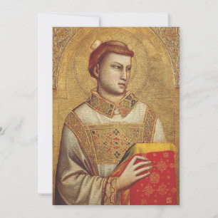 Invitation Saint Étienne par Giotto Reproduction d'Art Fin