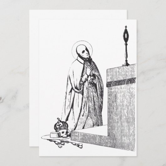 Invitation Saint François Borgia Duc de Gandía (Devant / Derrière)