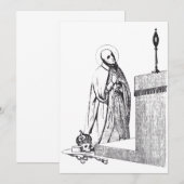 Invitation Saint François Borgia duc de Gandie (Devant / Derrière)