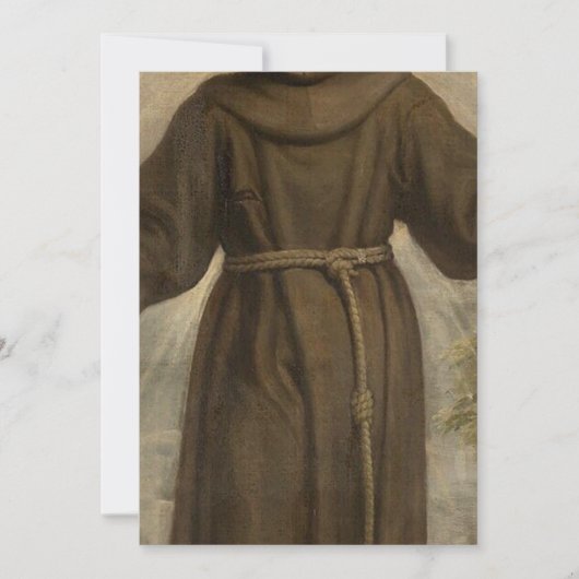 Invitation Saint François d'Assise (Devant)