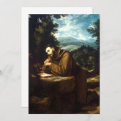 Invitation Saint François d'Assise (Devant / Derrière)