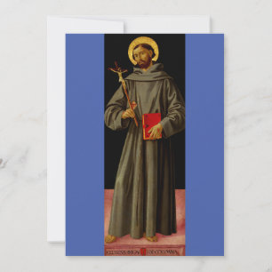 Invitation Saint François d'Assise par Antoniazzo Romano