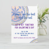 Invitation Saint-Galentin Mandala (Debout devant)