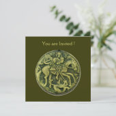INVITATION SAINT GEORGE ET DRAGON MEDALLION (Debout devant)