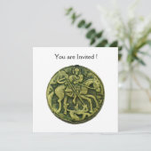 INVITATION SAINT GEORGE ET DRAGON MEDALLION (Debout devant)