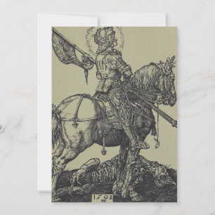 Invitation Saint Georges et le Dragon Grand Martyr