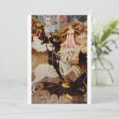 Invitation Saint Georges et le Dragon Grand Martyr (Debout devant)