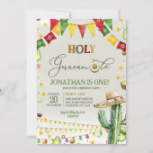 Invitation Saint Guacamole Avocado Fiesta Anniversaire de enf (Devant)