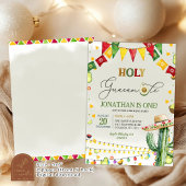 Invitation Saint Guacamole Avocado Fiesta Anniversaire de enf