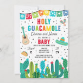 Invitation Saint-Guacamole Baby shower mexicain de la Fiesta (Devant)
