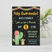 Invitation Saint Guacamole ! Fête mexicaine (Debout devant)