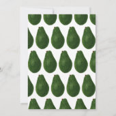 Invitation Saint Guacamole Nous avons un Baby shower (Dos)